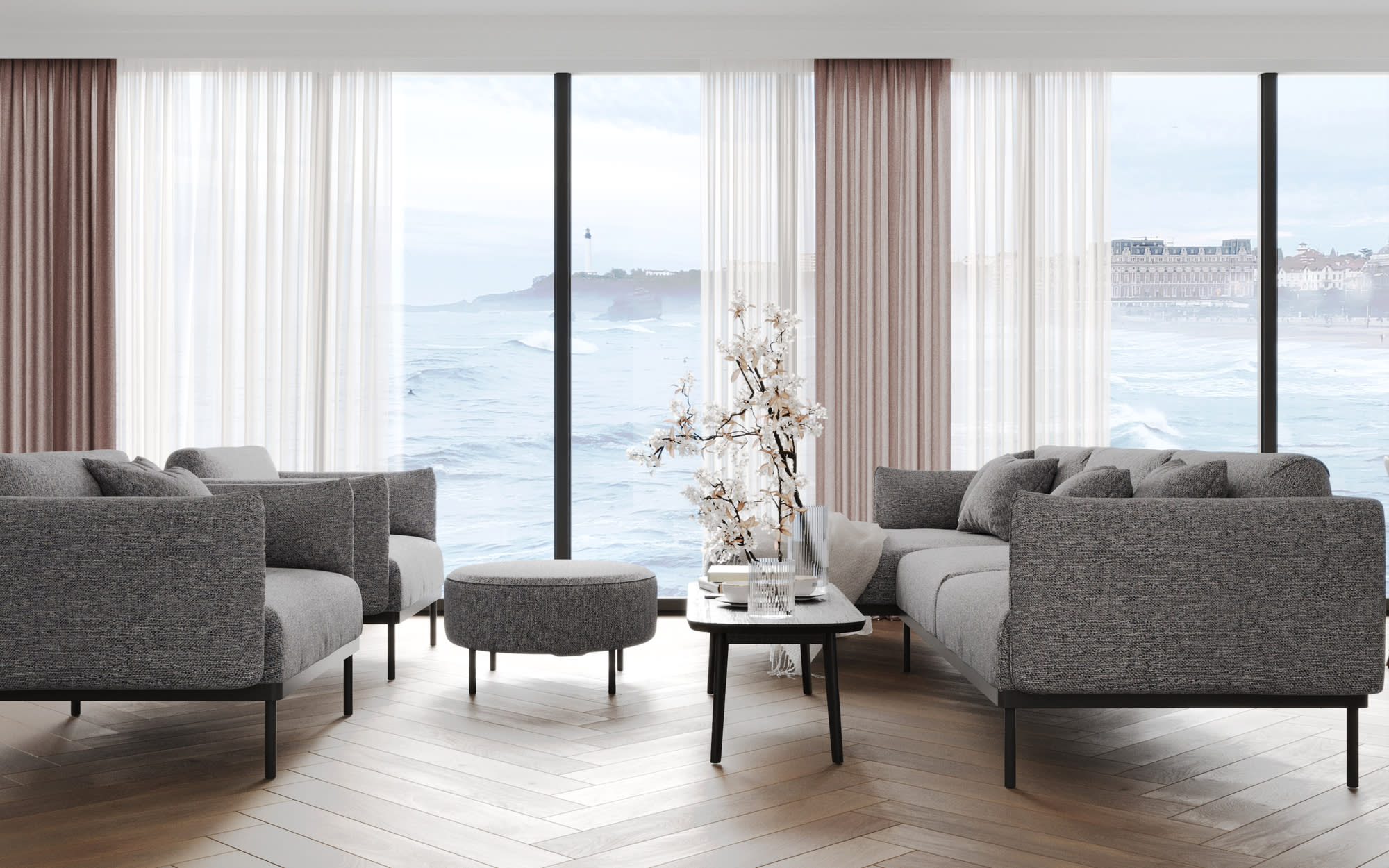 Ocean-View Apartment, Biarritz