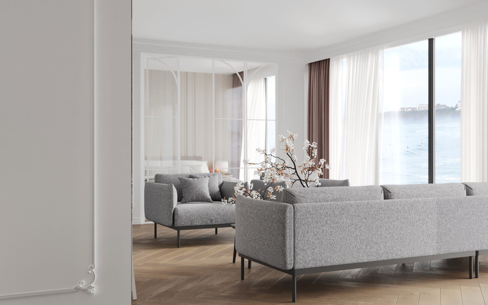 Ocean-View Apartment, Biarritz