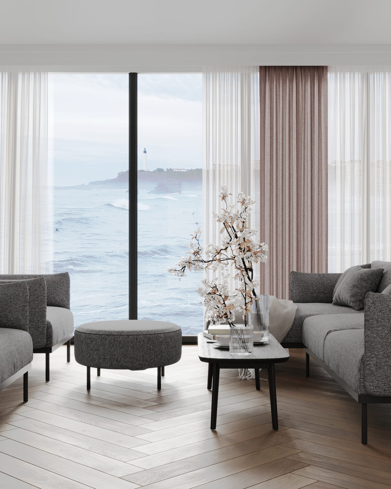 Ocean-View Apartment, Biarritz