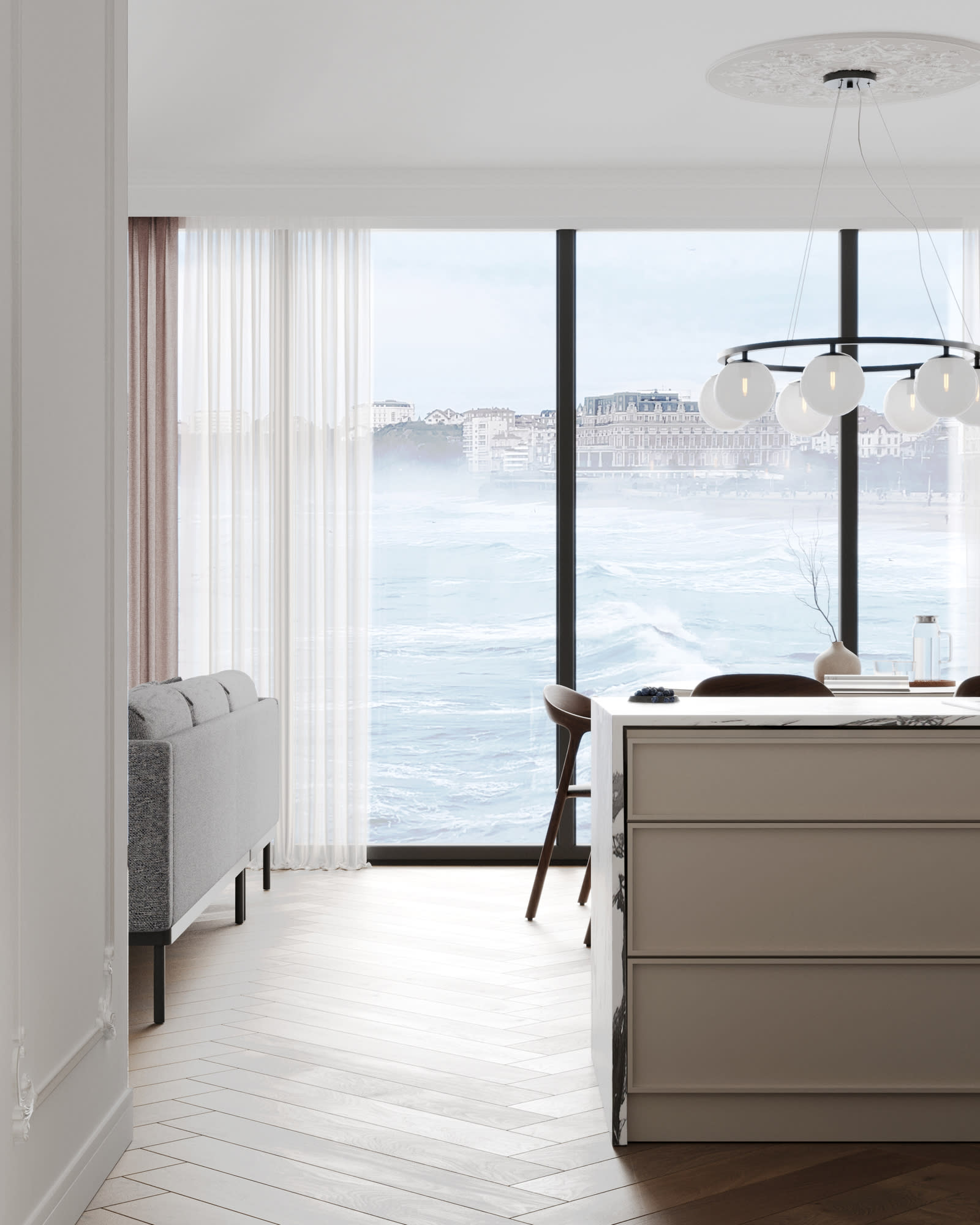 Ocean-View Apartment, Biarritz