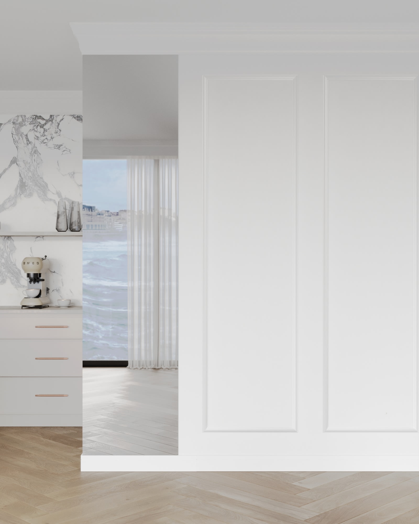 Ocean-View Apartment, Biarritz