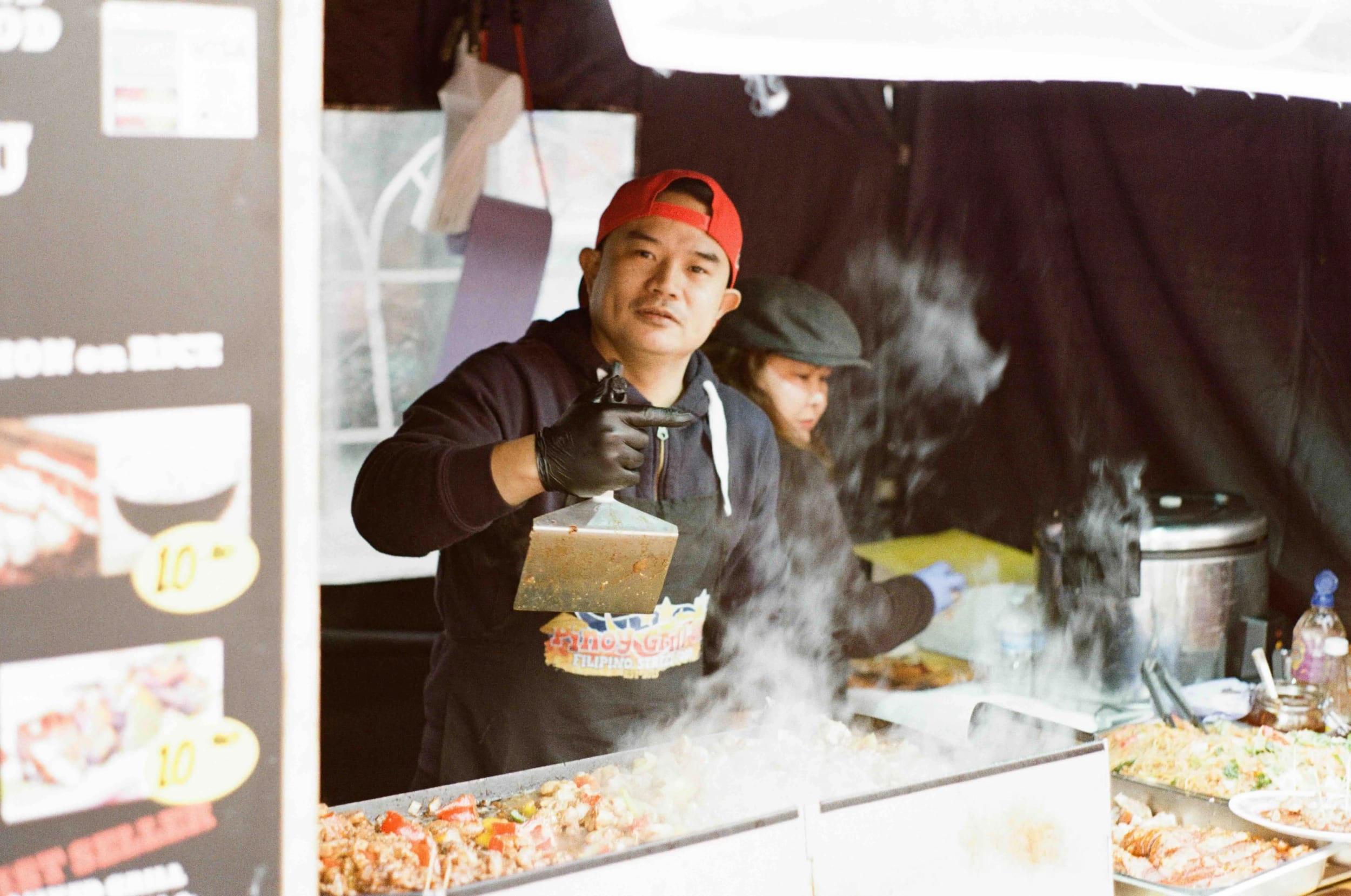 Vendor Posing