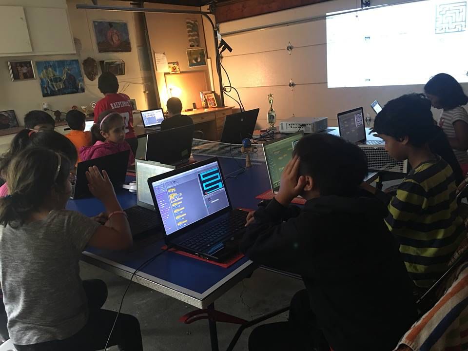 Students collaborating in STEM