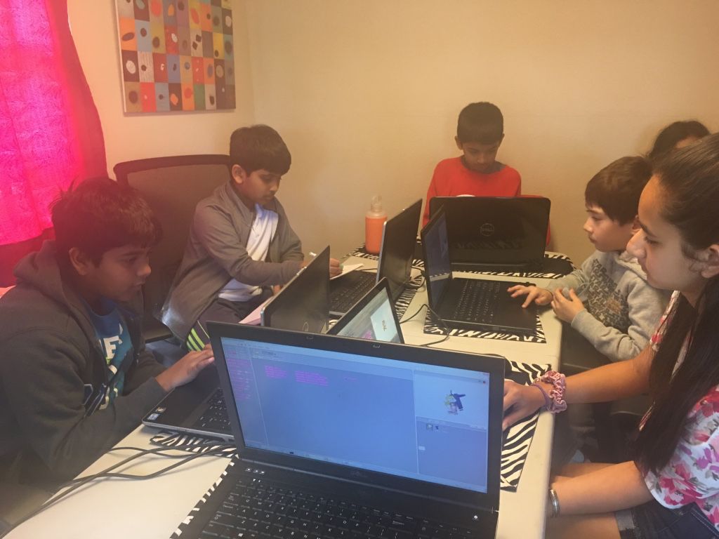 Students collaborating in STEM