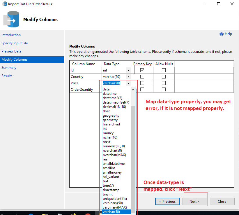 Import Csv Into Sql Server With Query Or Without Query Using Ssms 9469