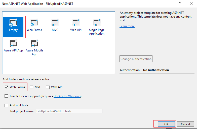 File Upload in ASP.NET (Web-Forms Upload control example)