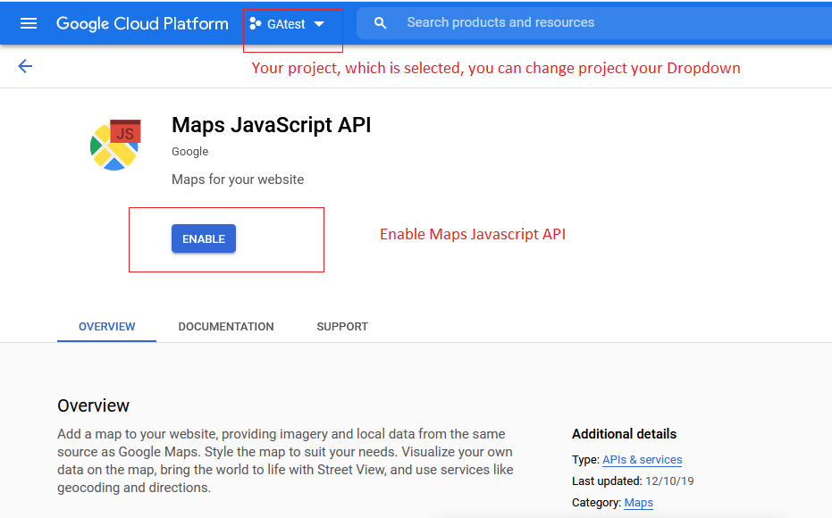 Ваш браузер не поддерживается google maps javascript api