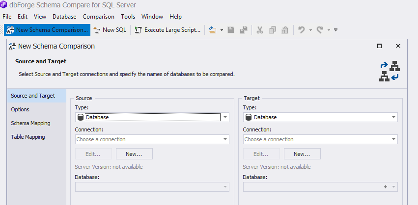 toad sql server schema snapshot