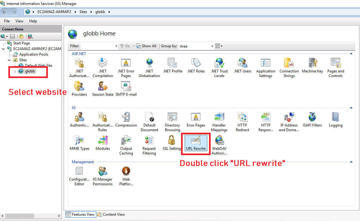 Redirect from non-www to www website using IIS (and Vice-Versa)