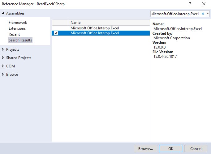 C Read Excel File In C Xlsx Or Xls Using Oledb Epplus Or Interop Qa With Experts