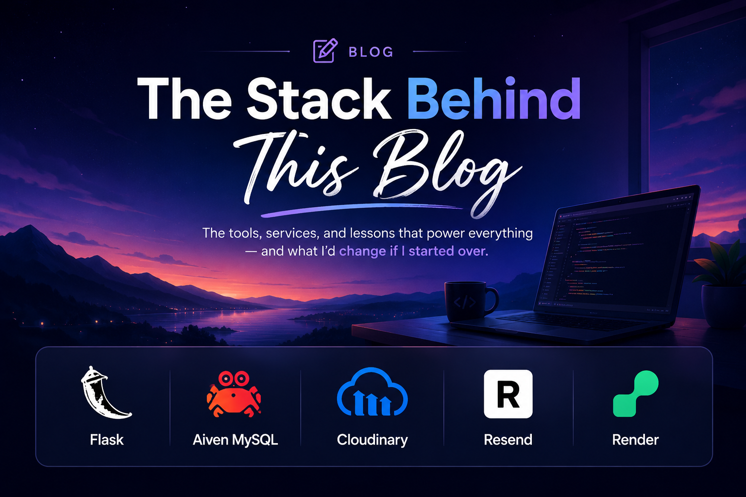The Stack Behind This Blog (And What I'd Change If I Started Over)
