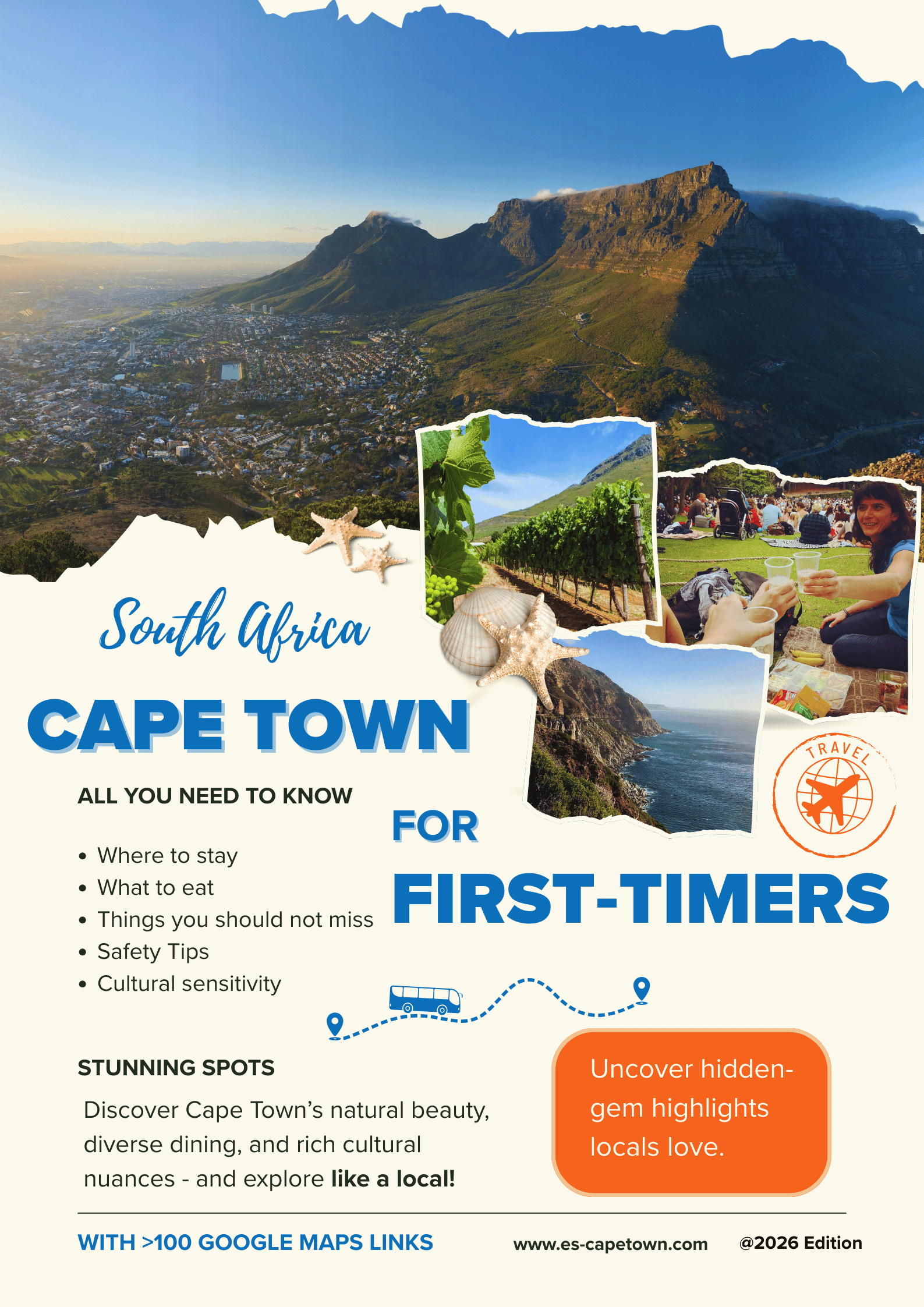 Cape Town Guide Book Cover
