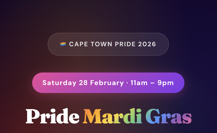 Cape Town Pride Mardi Gras 28 February 2026