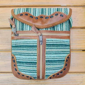 Natural Hemp Passport Sling Bag Handmade in Nepal