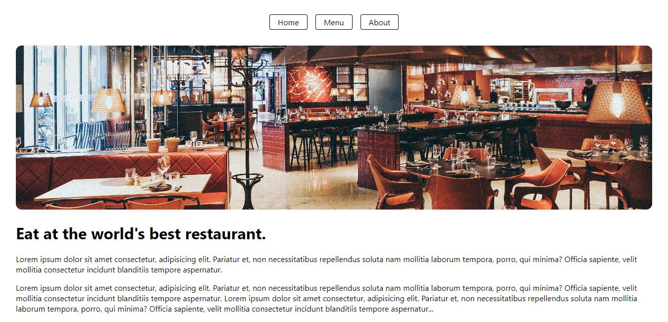 the homepage