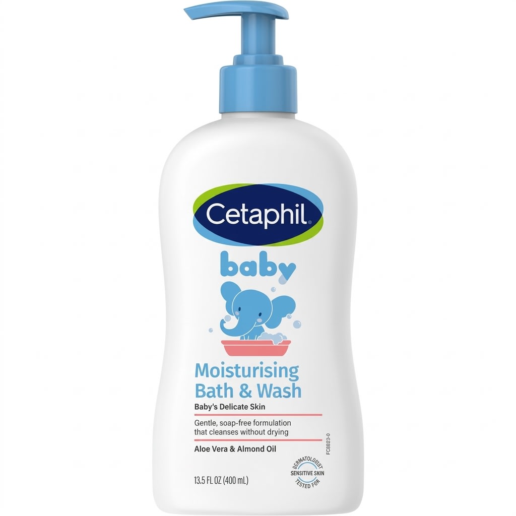 Cetaphil বেবি ময়েশ্চারাইজিং বাথ & ওয়াশ ৪০০ মি.লি.