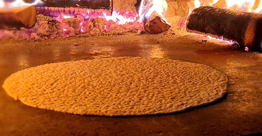 Mjukt tunnbröd kryddat