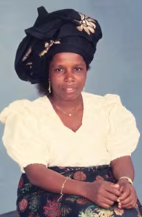 1995 after her fathers Burial