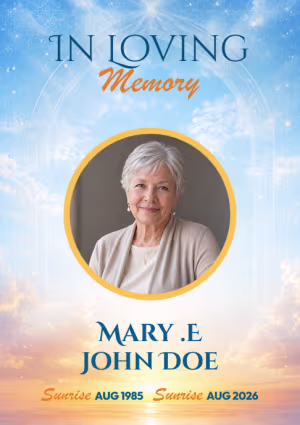 obituary template 1