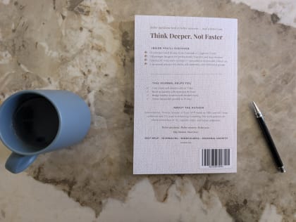 The AI-Friendly Wellness Journal — back cover