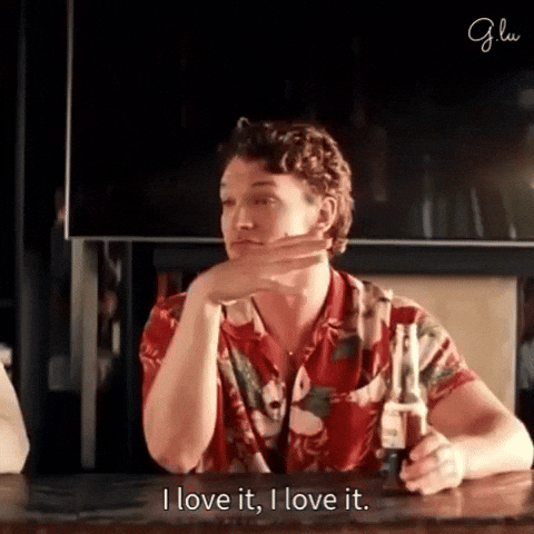 "I love it" GIF
