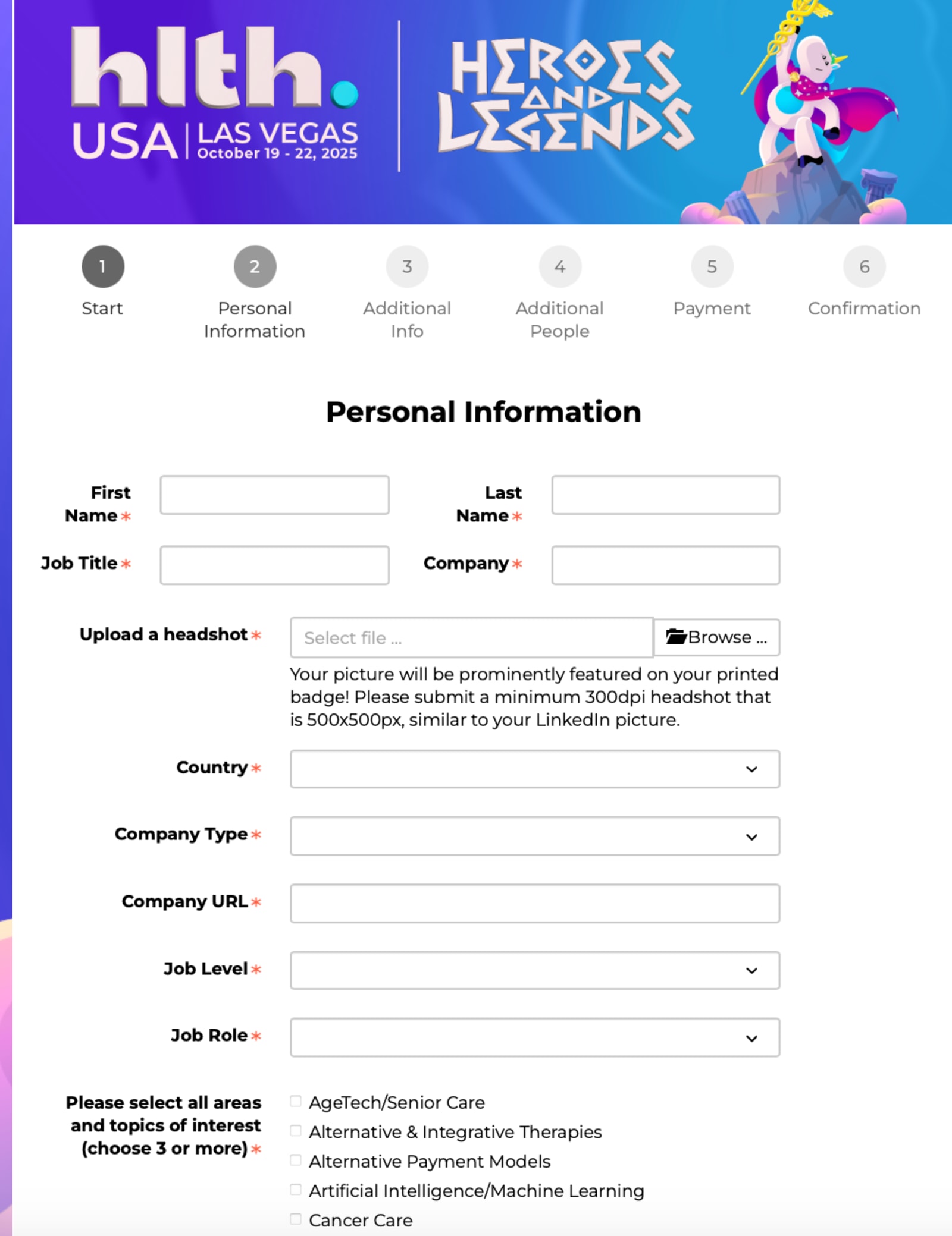 Progress bars on event registration forms can reduce form abandonment.