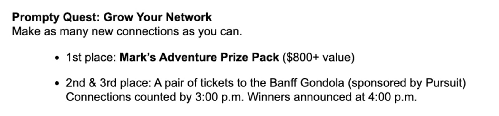 SocialWest's Grow Your Network challenge announcement