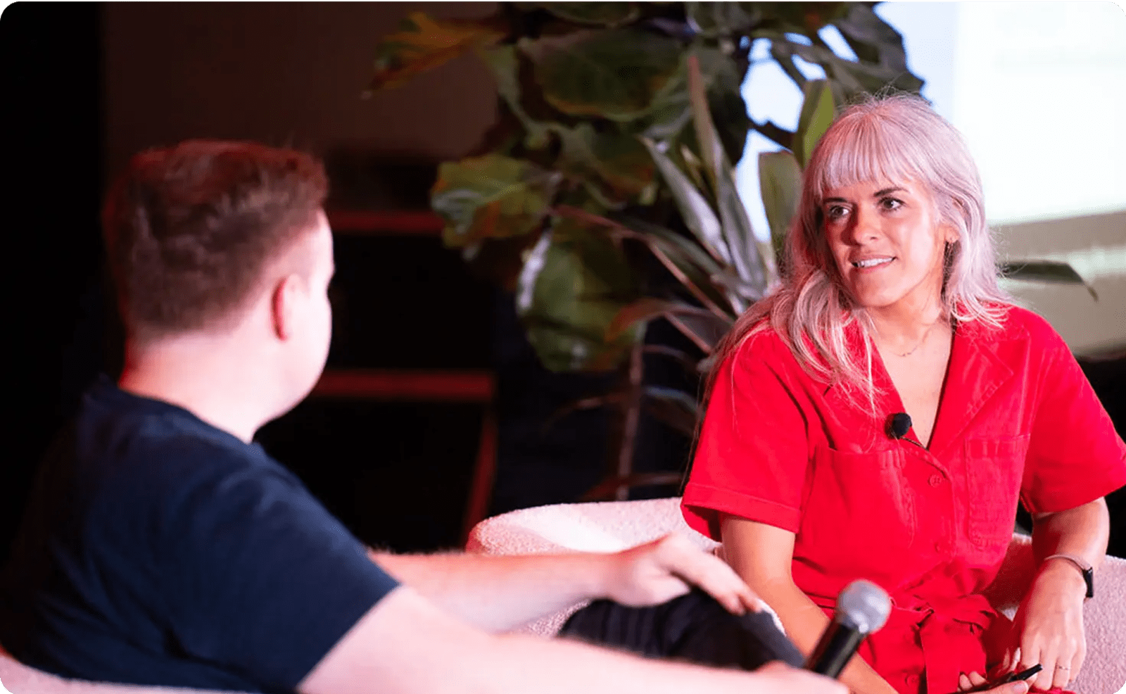 Image of a Swoogo customer being interviewed during Uncon 2024