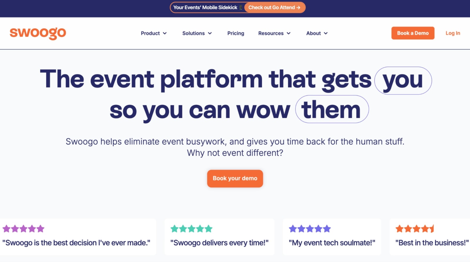 Swoogo: Best for flexible teams with a scaling event program