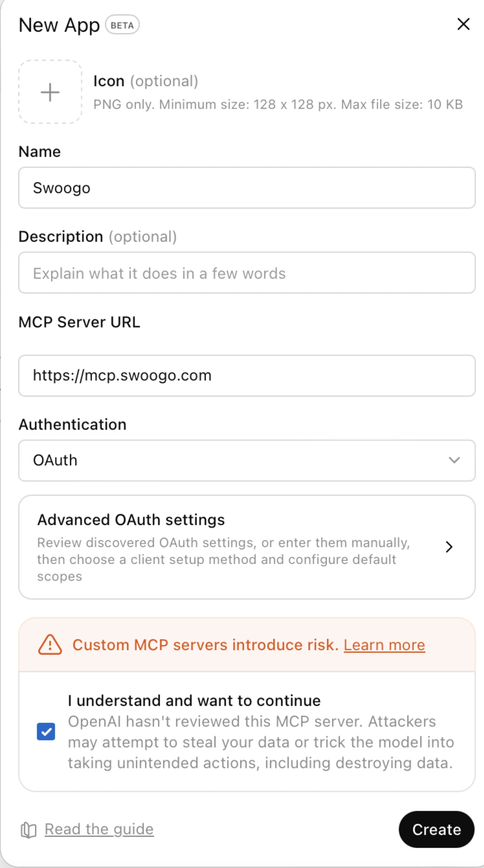 Connecting Swoogo's event data MCP with ChatGPT