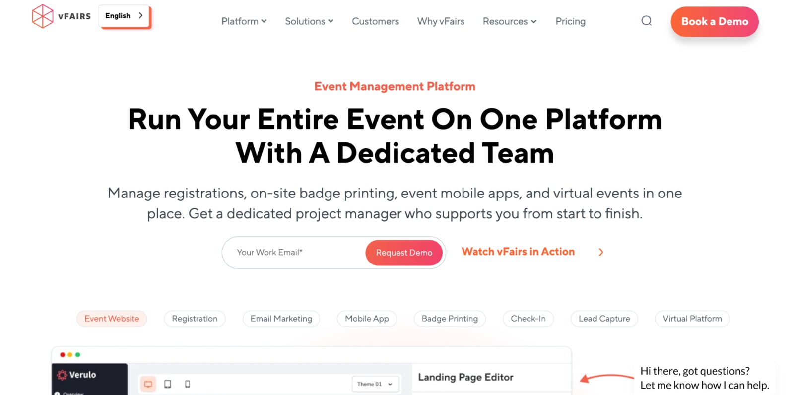 vFairs: Best Bizzabo alternative for virtual expos and fairs