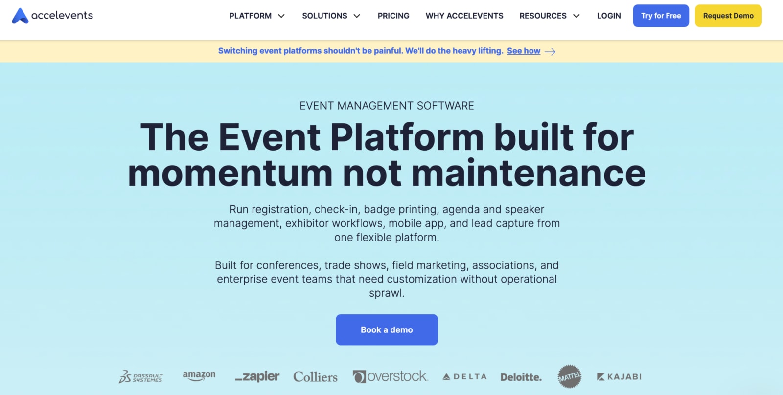 Accelevents: Best Bizzabo alternative for hybrid events