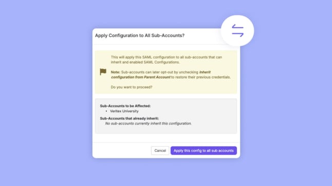 Thumbnail for SAML Setting Inheritance