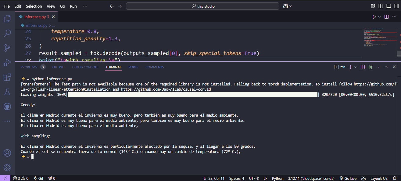 Output Inference