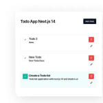 Intermediate Todo App  With Next.js 14