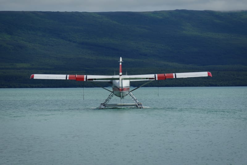 Otter Plane Katmai Lodge Alaska