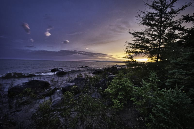 Sunset Near Escanaba Michigan