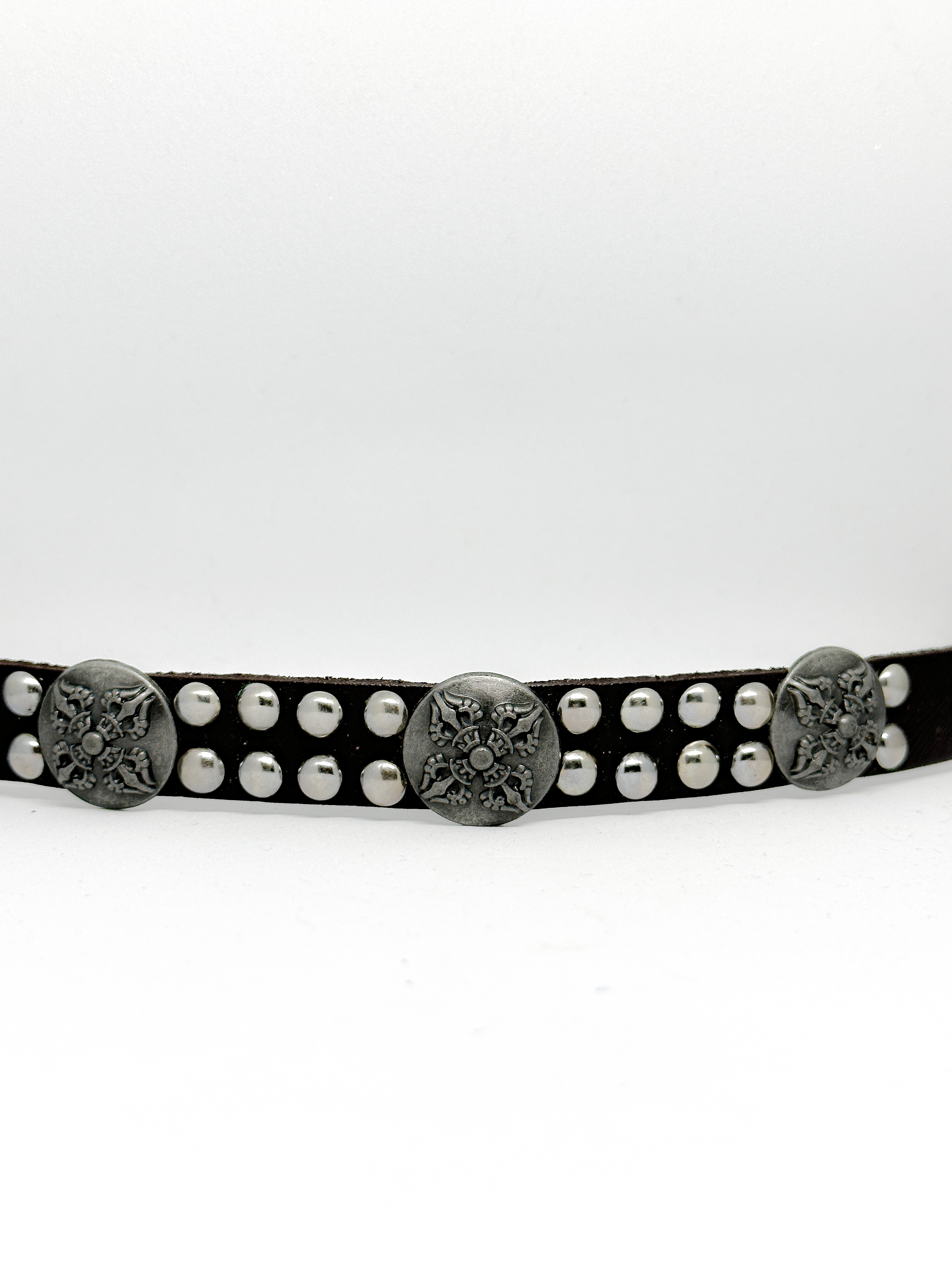 Armoured Leather Band