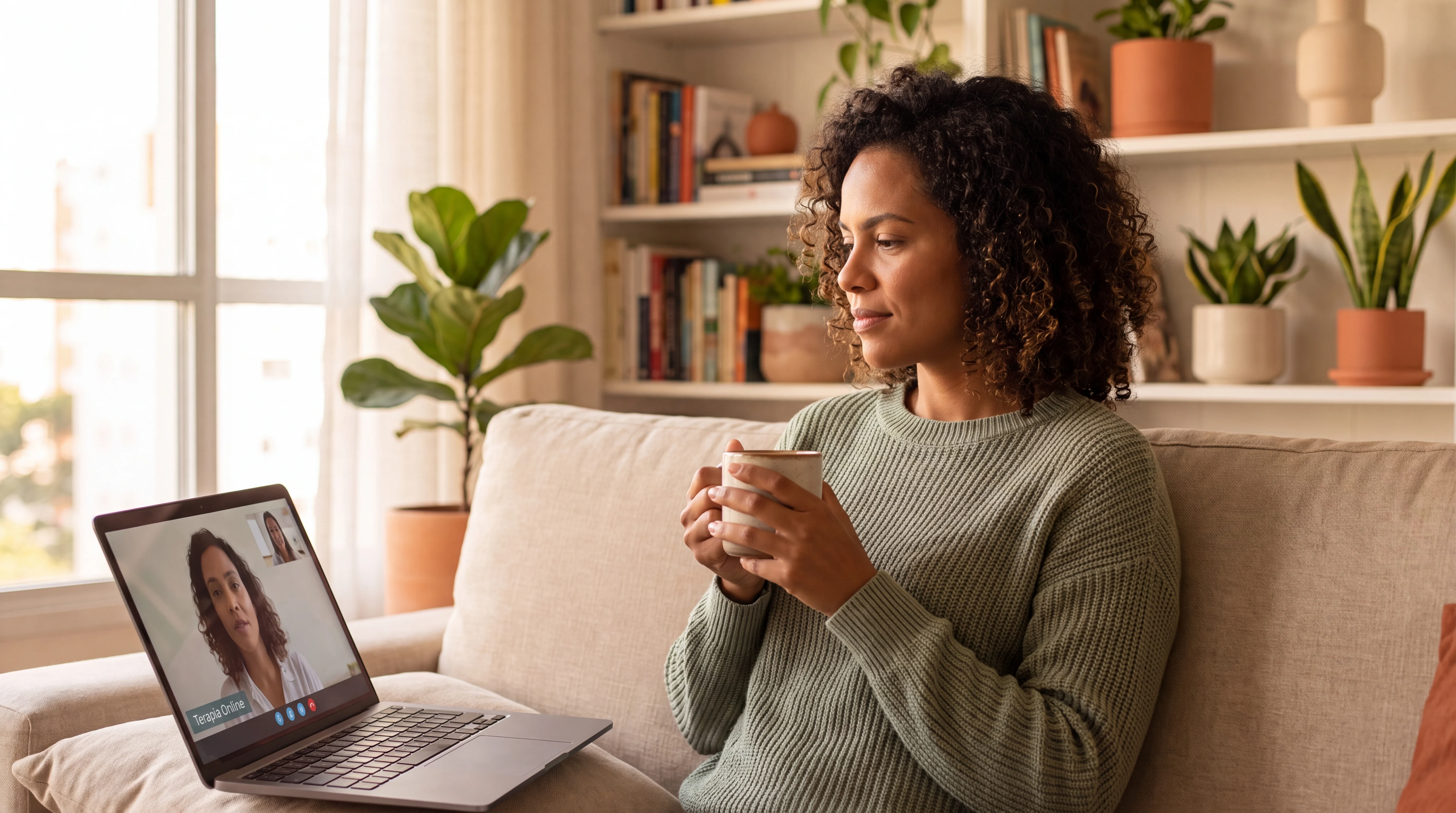Capa: Terapia online para mulheres: privacidade, praticidade e acolhimento