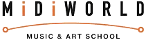 Midiworld Music & Art School logo