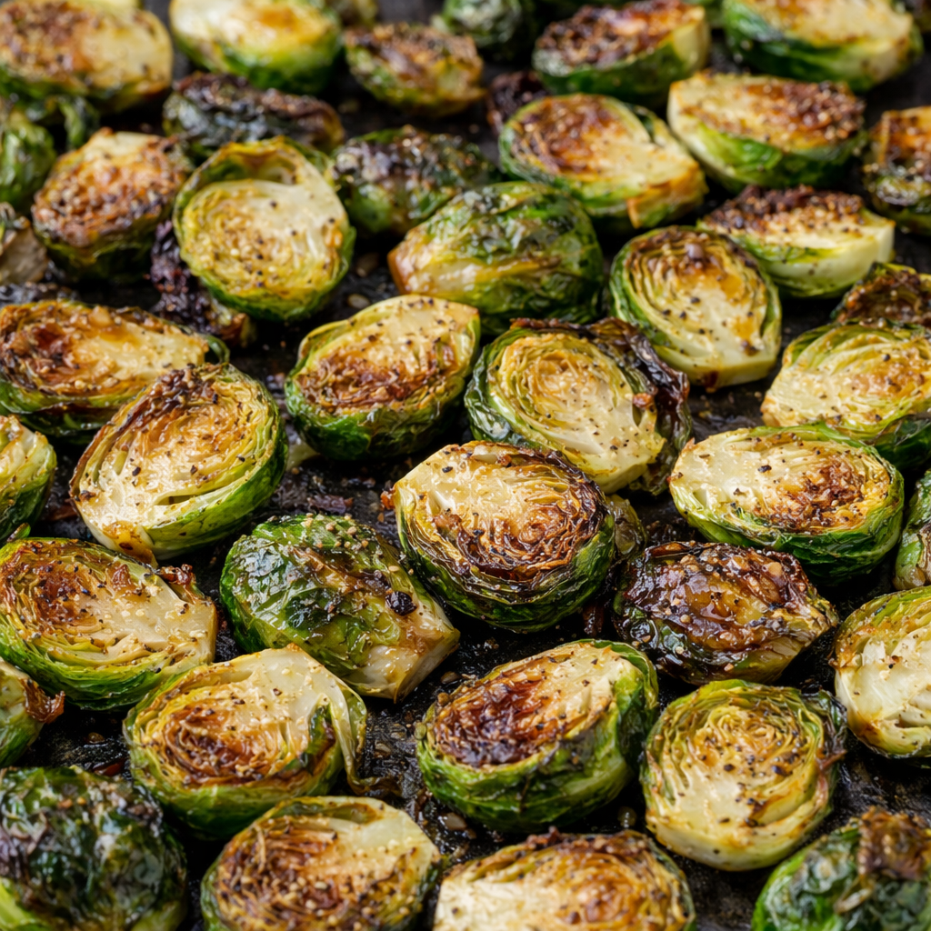 Oven Roasted Brussels Sprouts