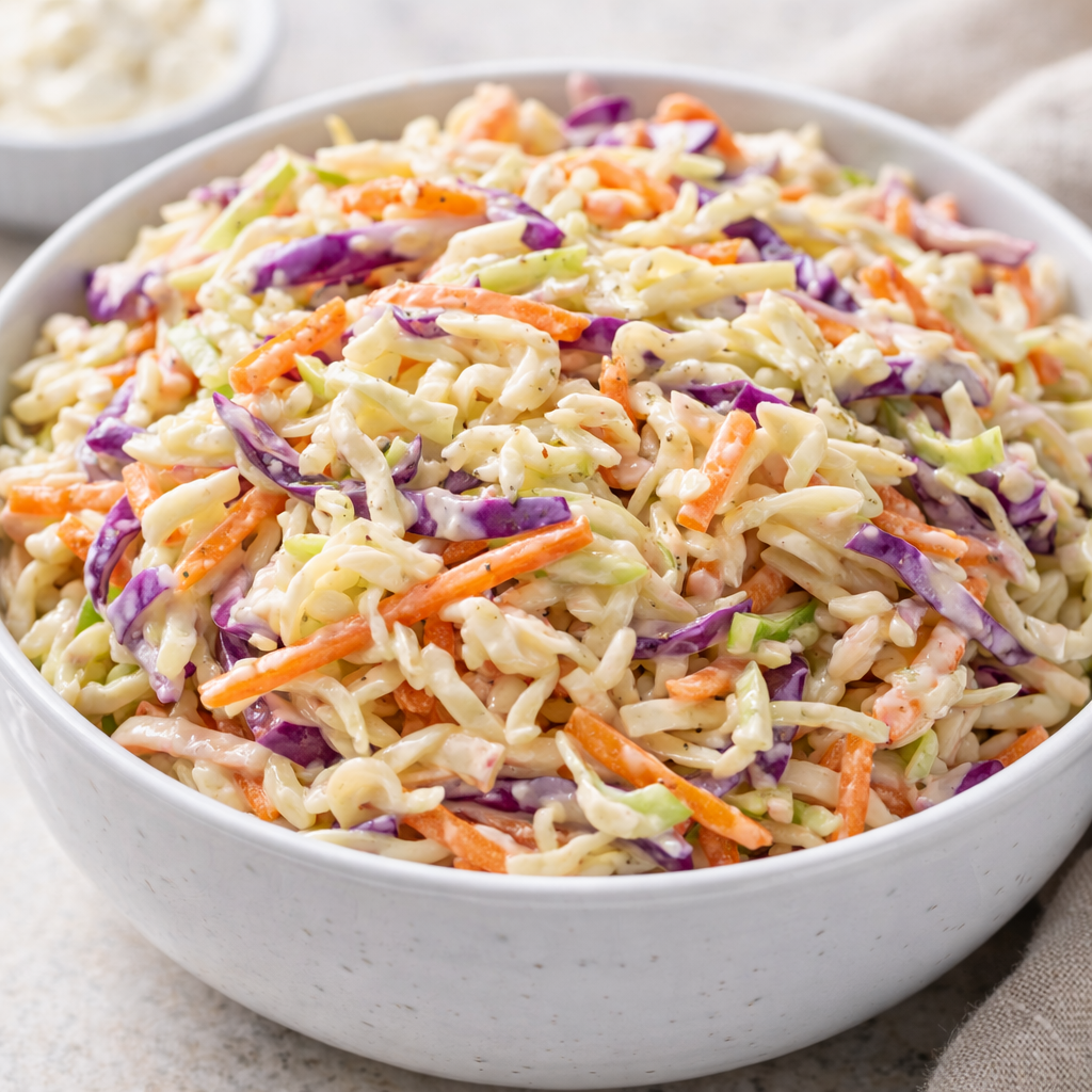 Coleslaw with Sweet Dressing