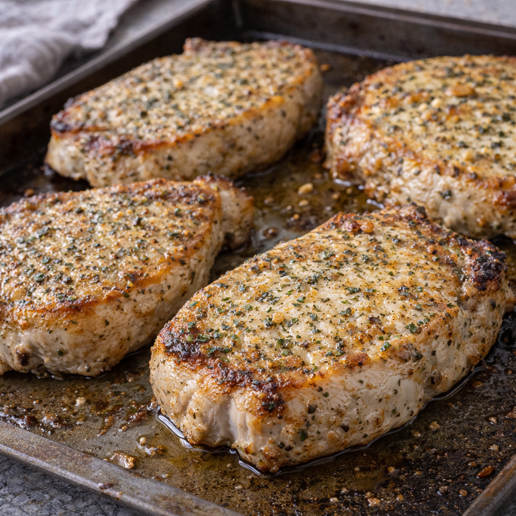 Baked Ranch Pork Chops