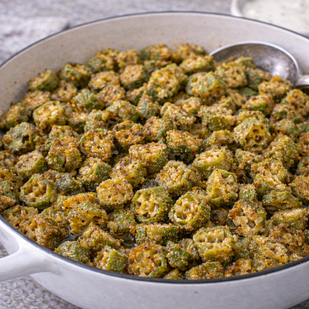 Skillet Fried Okra