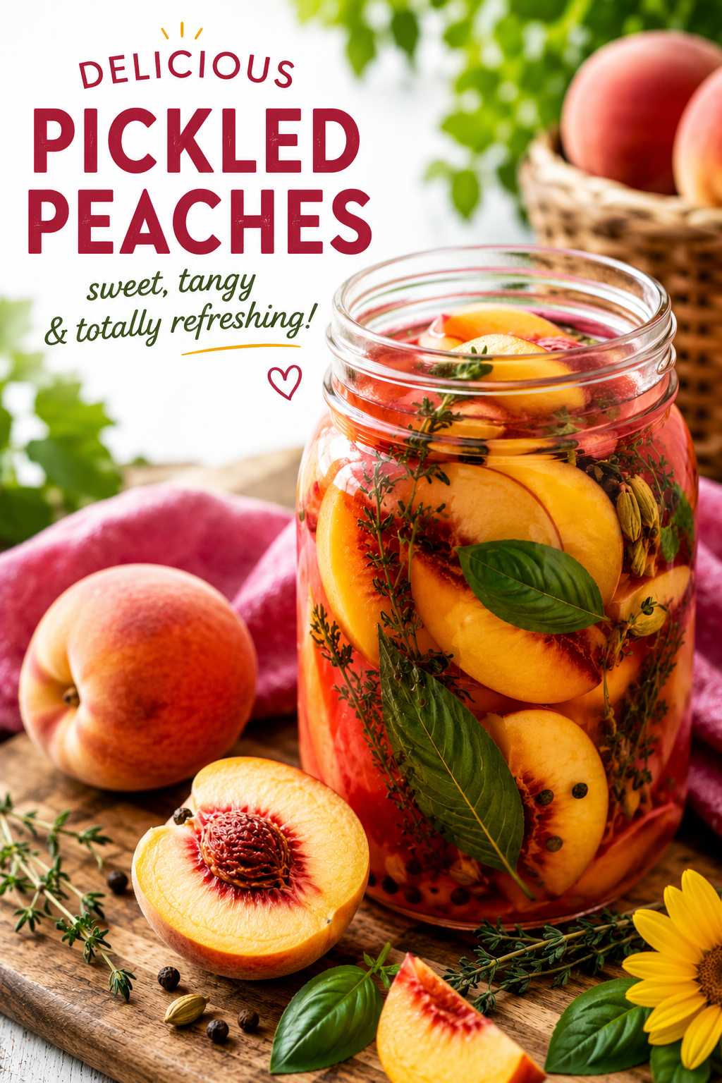Pickled Peaches