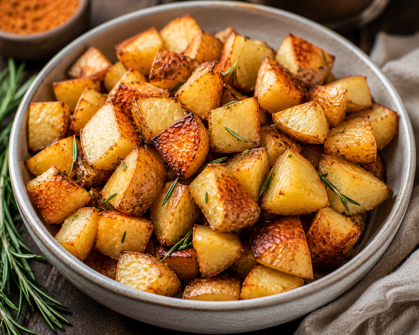 Air Fryer Rosemary Potato Bites