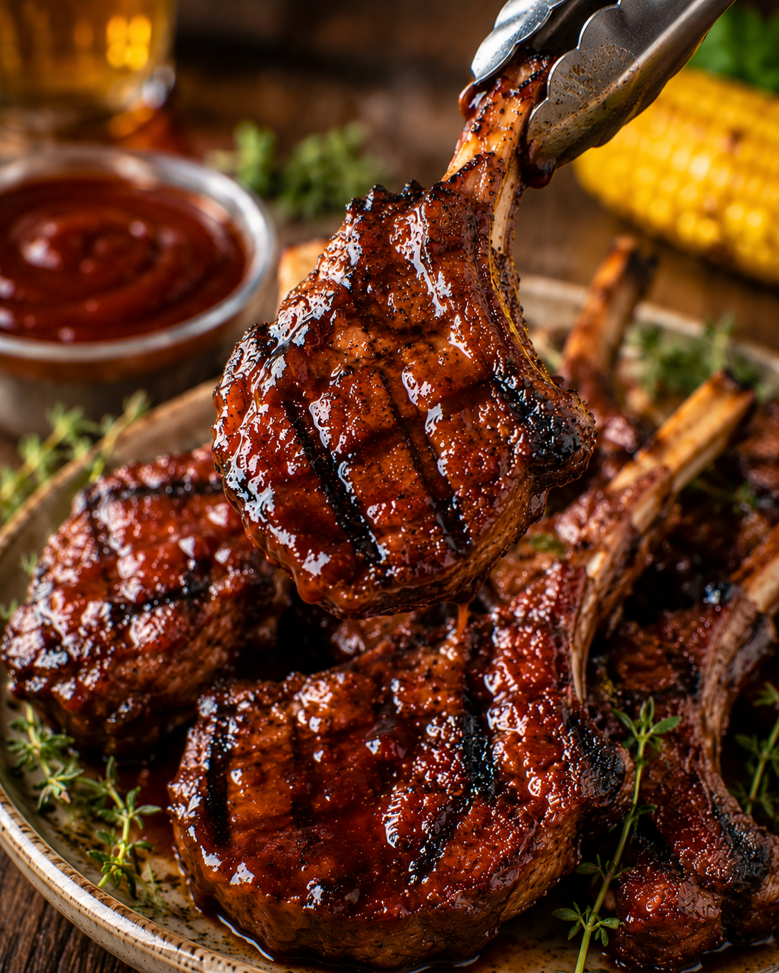 BBQ Lamb Chops