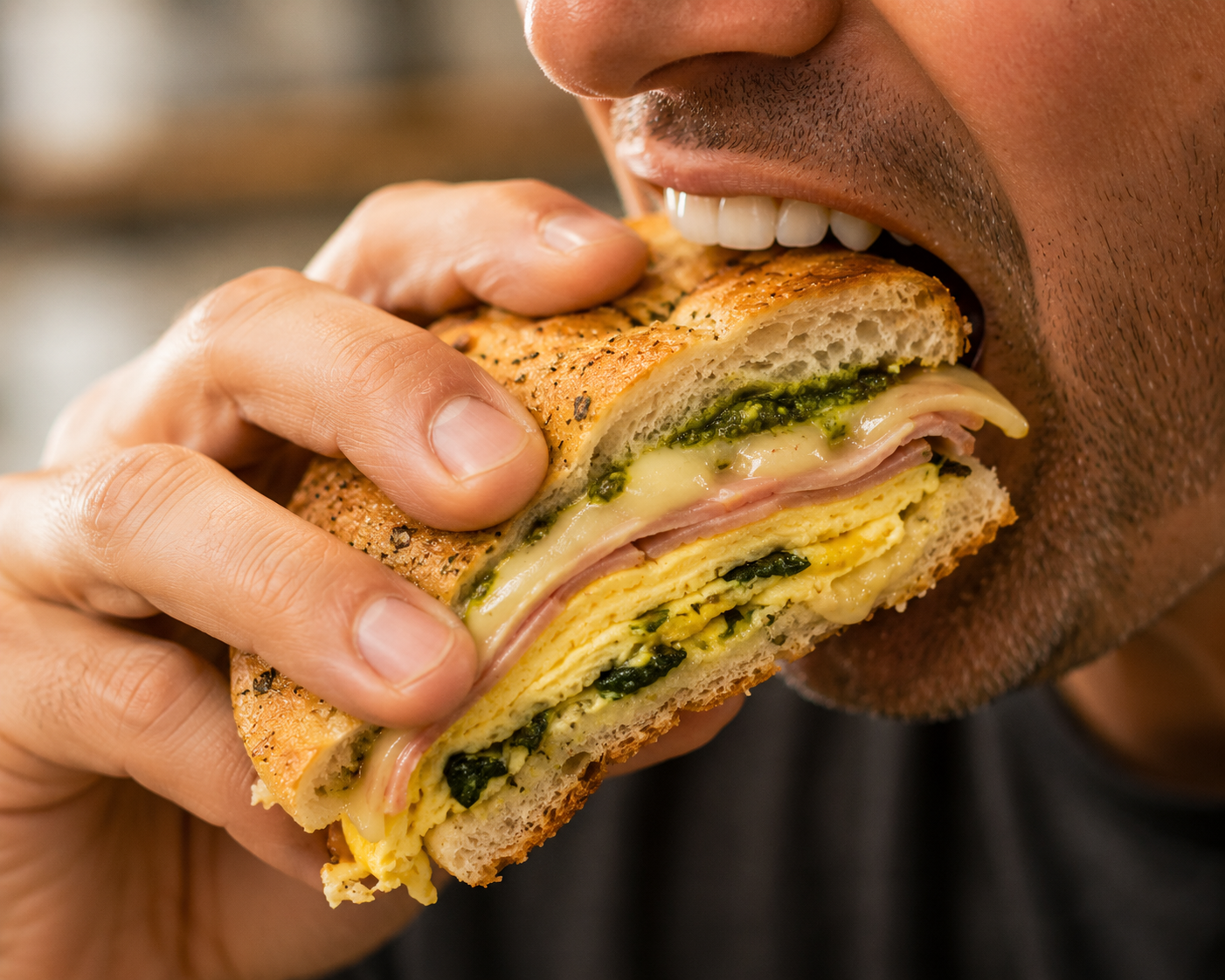 Make ahead Egg & Ham Sandwiches