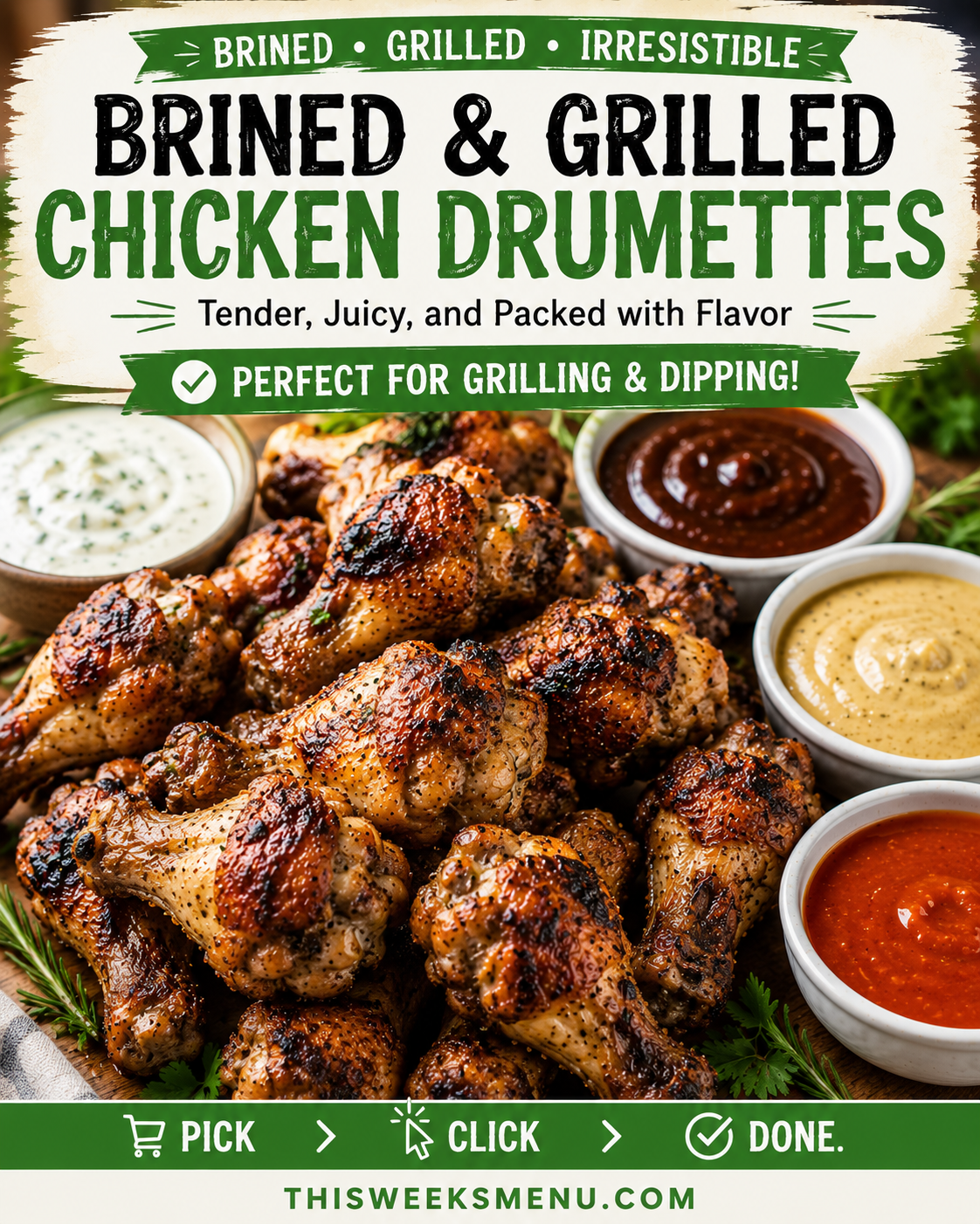 Juicy Herb-Brined Chicken Wings