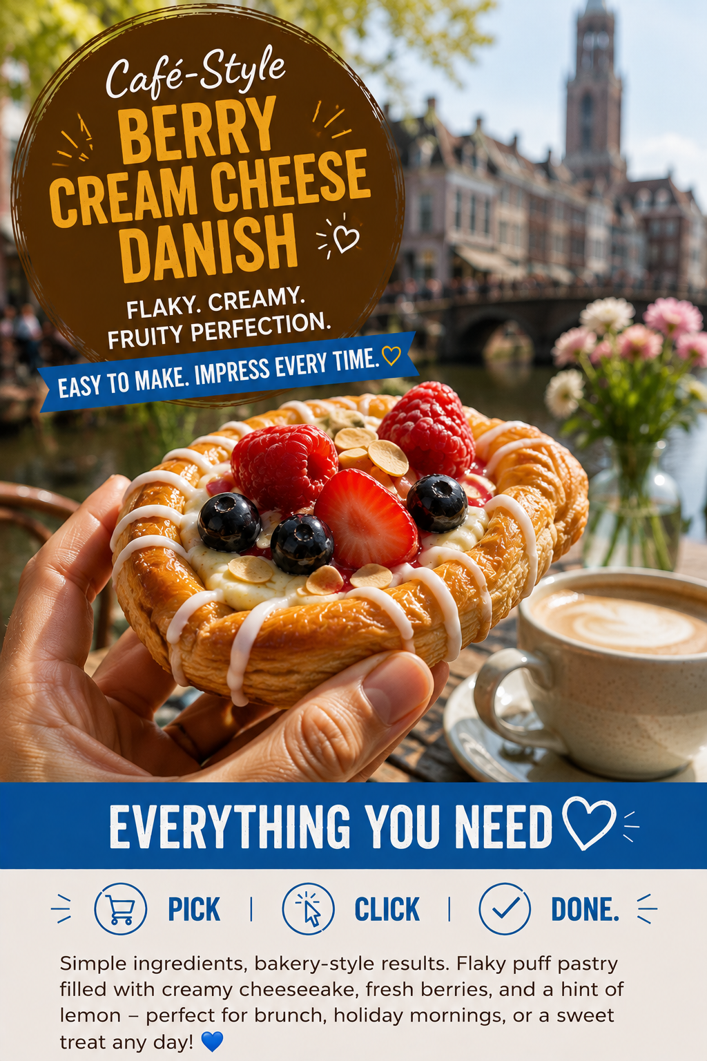 Berry Cream Cheese Danish